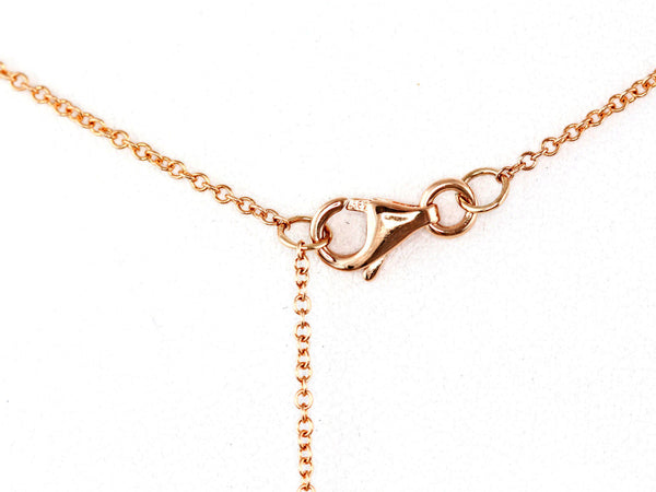 0.31ct Pavé Diamonds in 14K Gold Evil Eye Charm Pendant Necklace